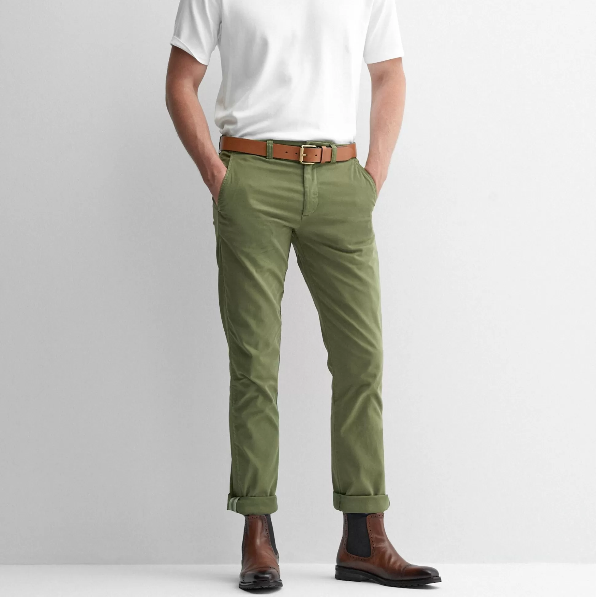 Oliver Sweeney Trousers^Besterios Olive