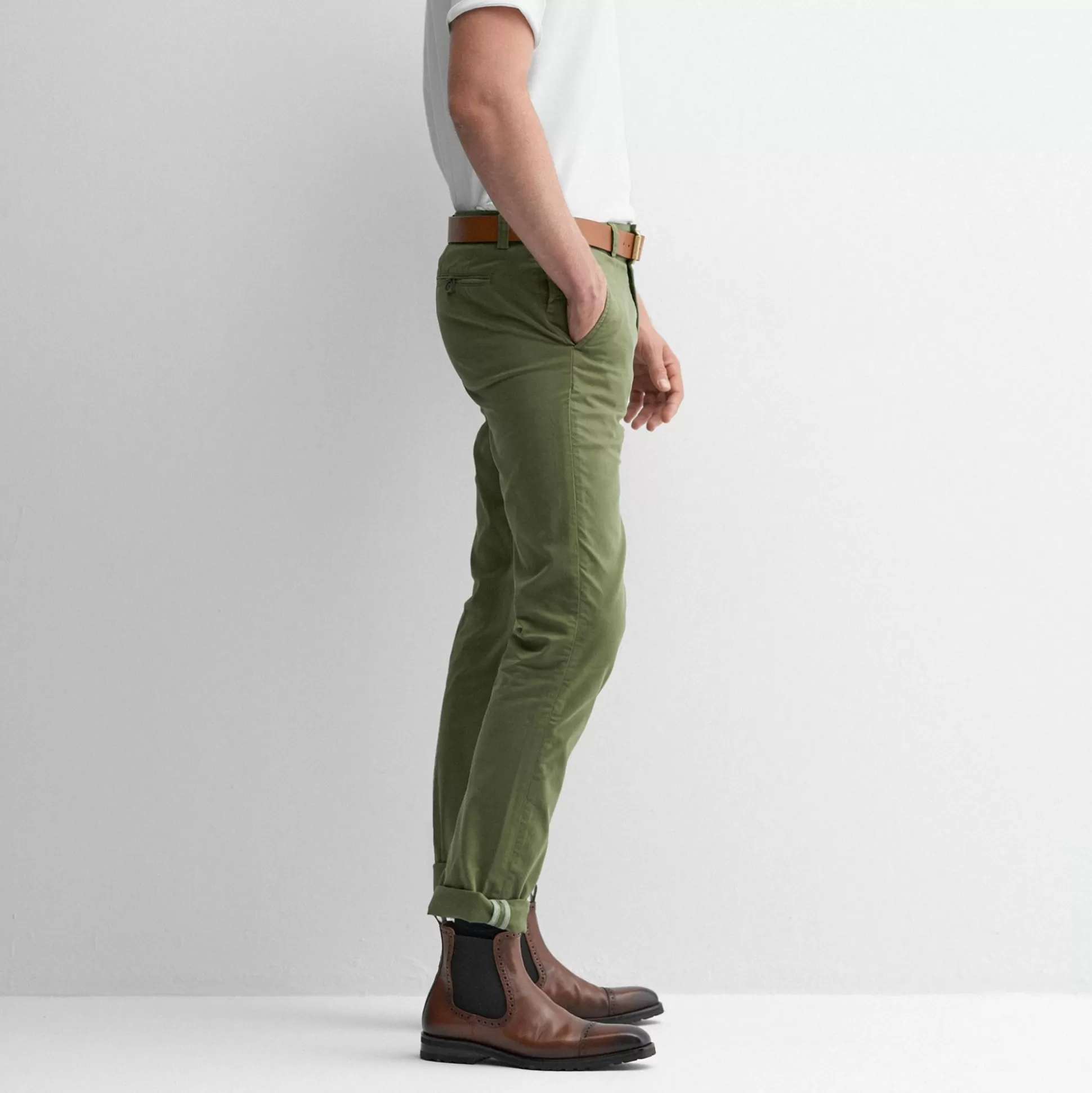 Oliver Sweeney Trousers^Besterios Olive