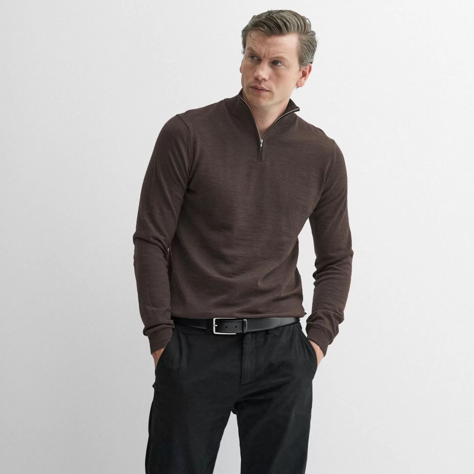 Oliver Sweeney Knitwear^Curragh Chocolate