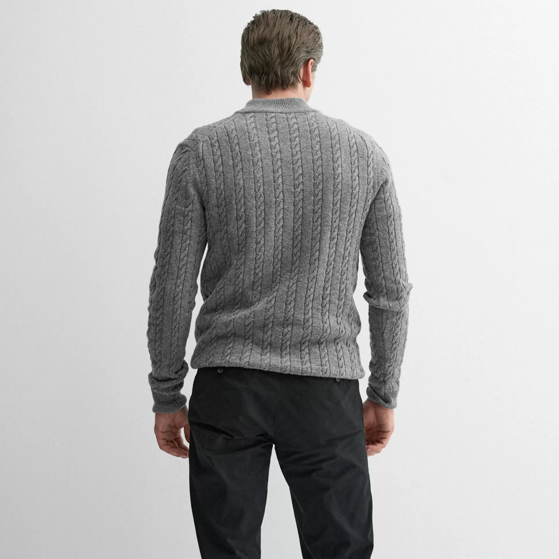 Oliver Sweeney Knitwear^Glanlough Light Grey